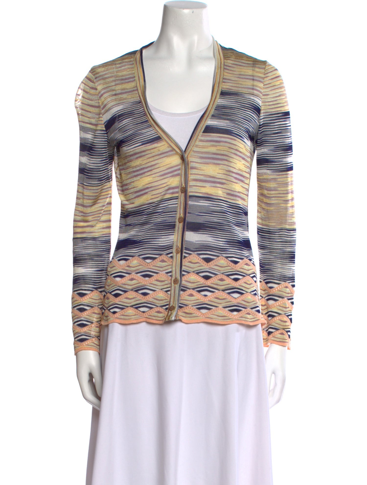 Missoni Printed V-Neck Top