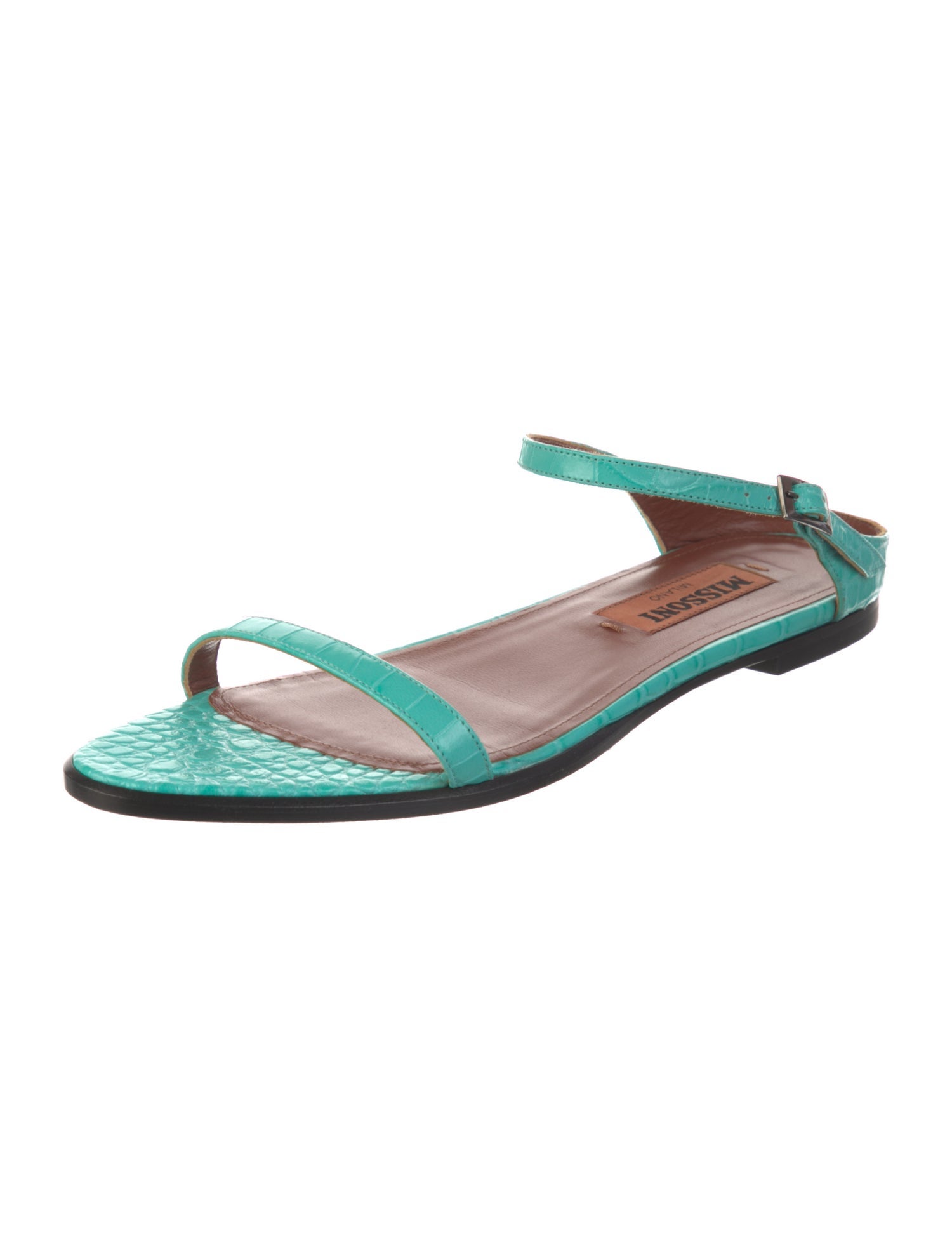 Missoni Crocodile Sandals