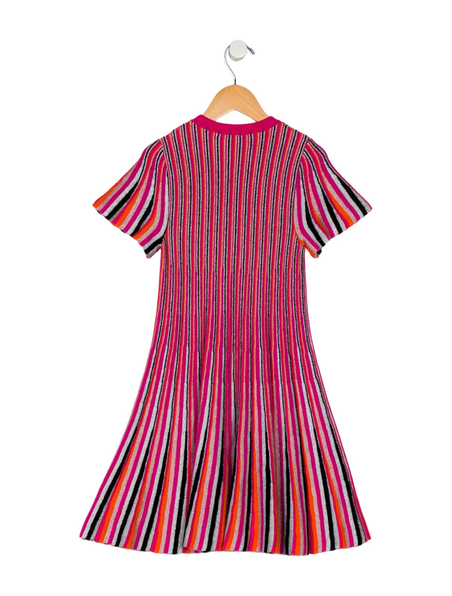 Missoni Girls' Short Sleeve Striped Dress