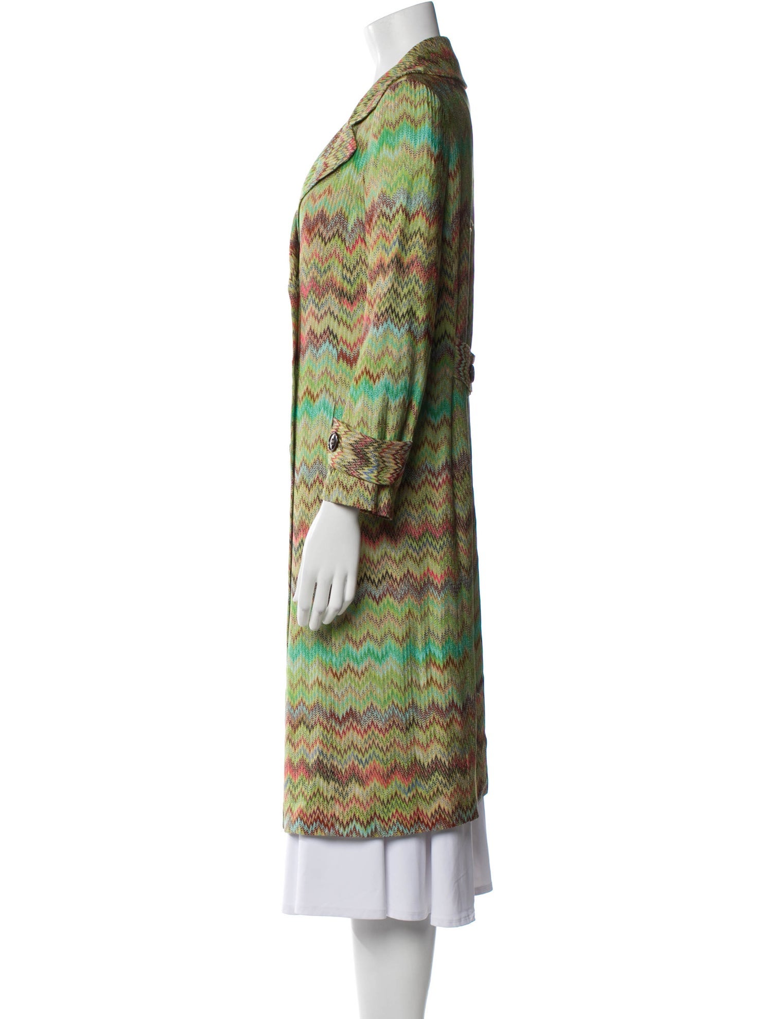 Missoni Printed Trench Coat