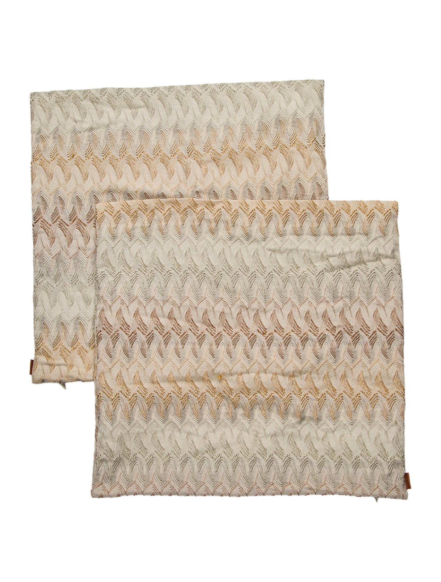 Missoni Pair of Patterned Pillow Shams