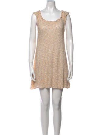 Missoni Scoop Neck Mini Dress