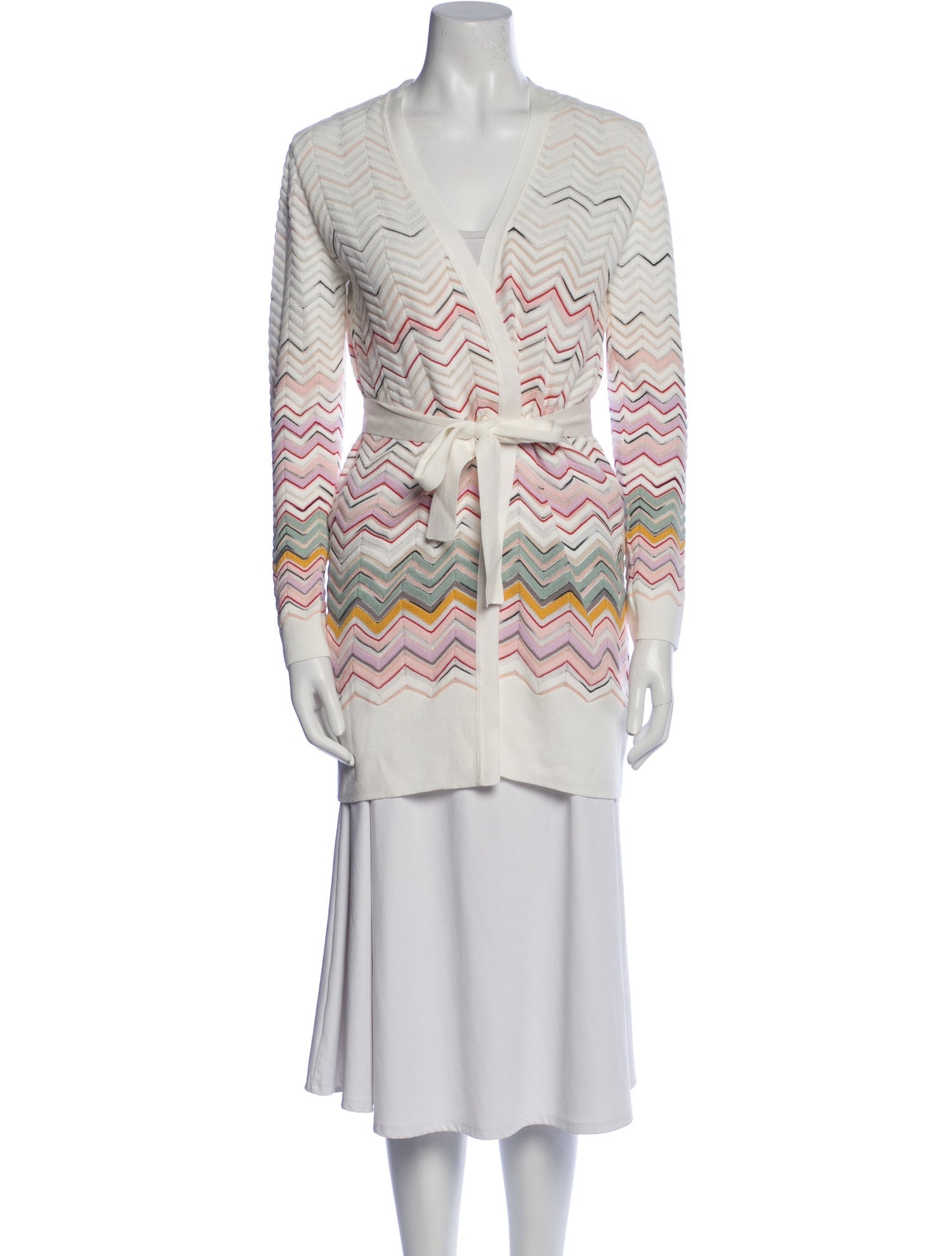 Missoni Striped V-Neck Sweater w/ Tags