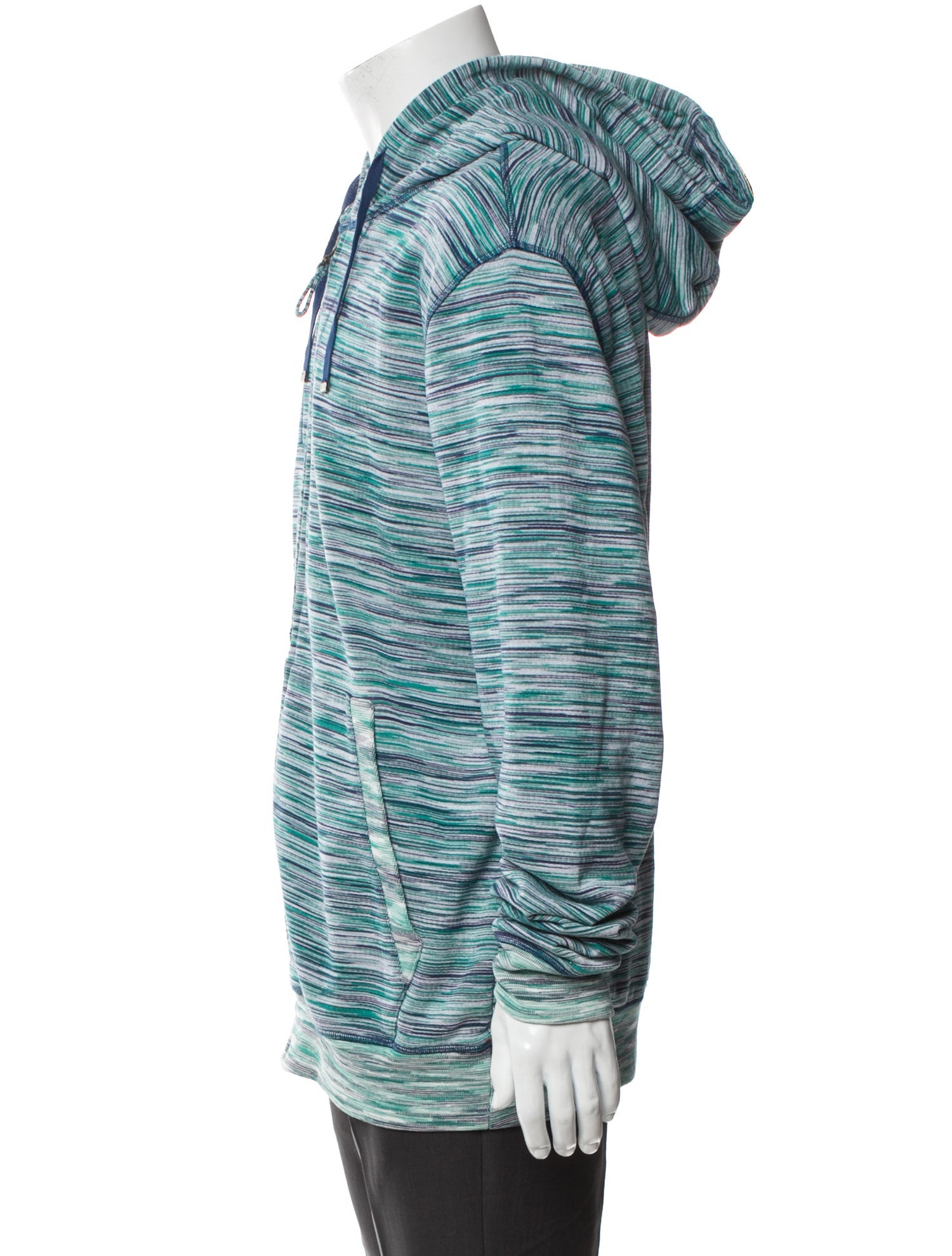 Missoni Striped Crew Neck Hoodie