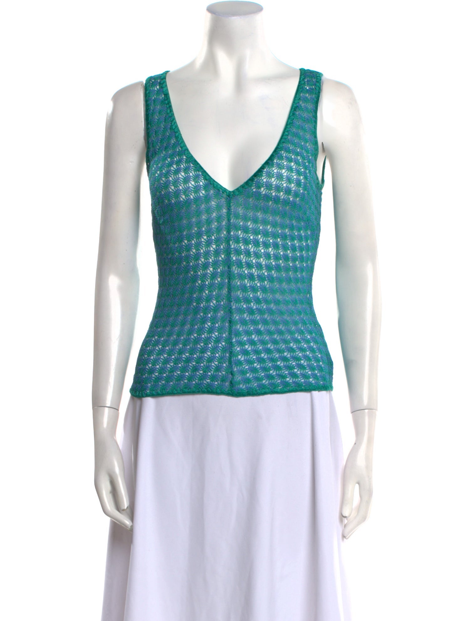 Missoni Printed V-Neck Top