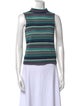 Missoni Striped Mock Neck Top