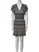 M Missoni Striped Mini Dress