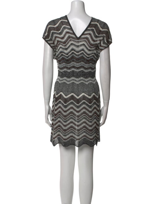 M Missoni Striped Mini Dress
