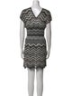 M Missoni Striped Mini Dress