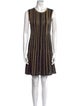 M Missoni Striped Mini Dress