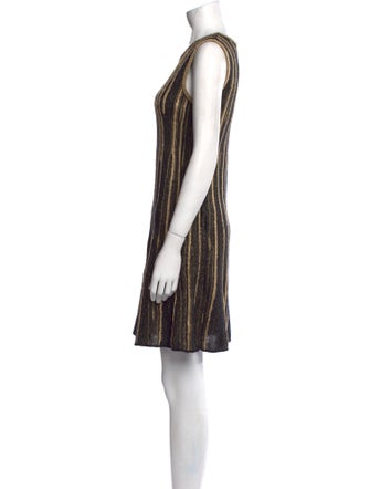 M Missoni Striped Mini Dress