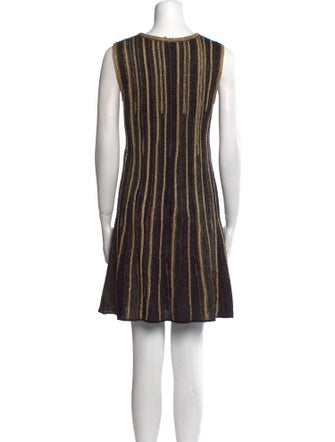 M Missoni Striped Mini Dress