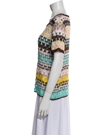 Missoni Printed Scoop Neck T-Shirt