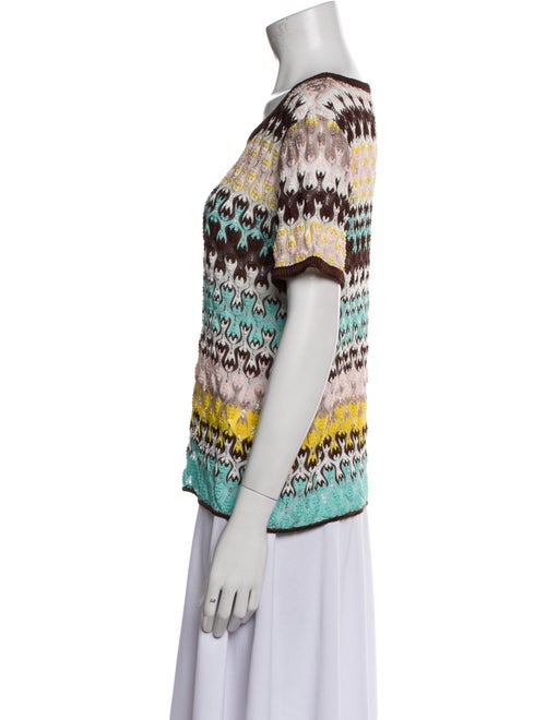 Missoni Printed Scoop Neck T-Shirt