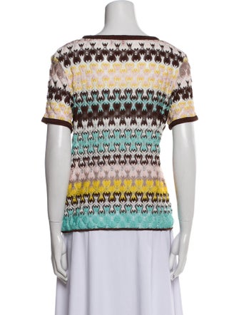 Missoni Printed Scoop Neck T-Shirt