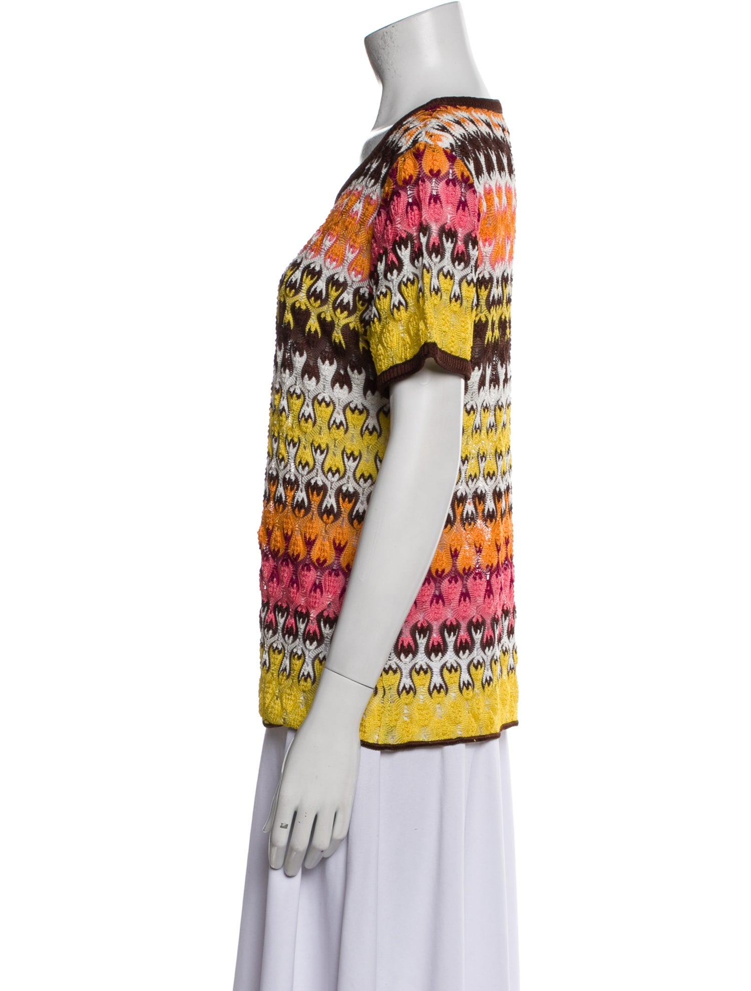Missoni Printed Scoop Neck T-Shirt