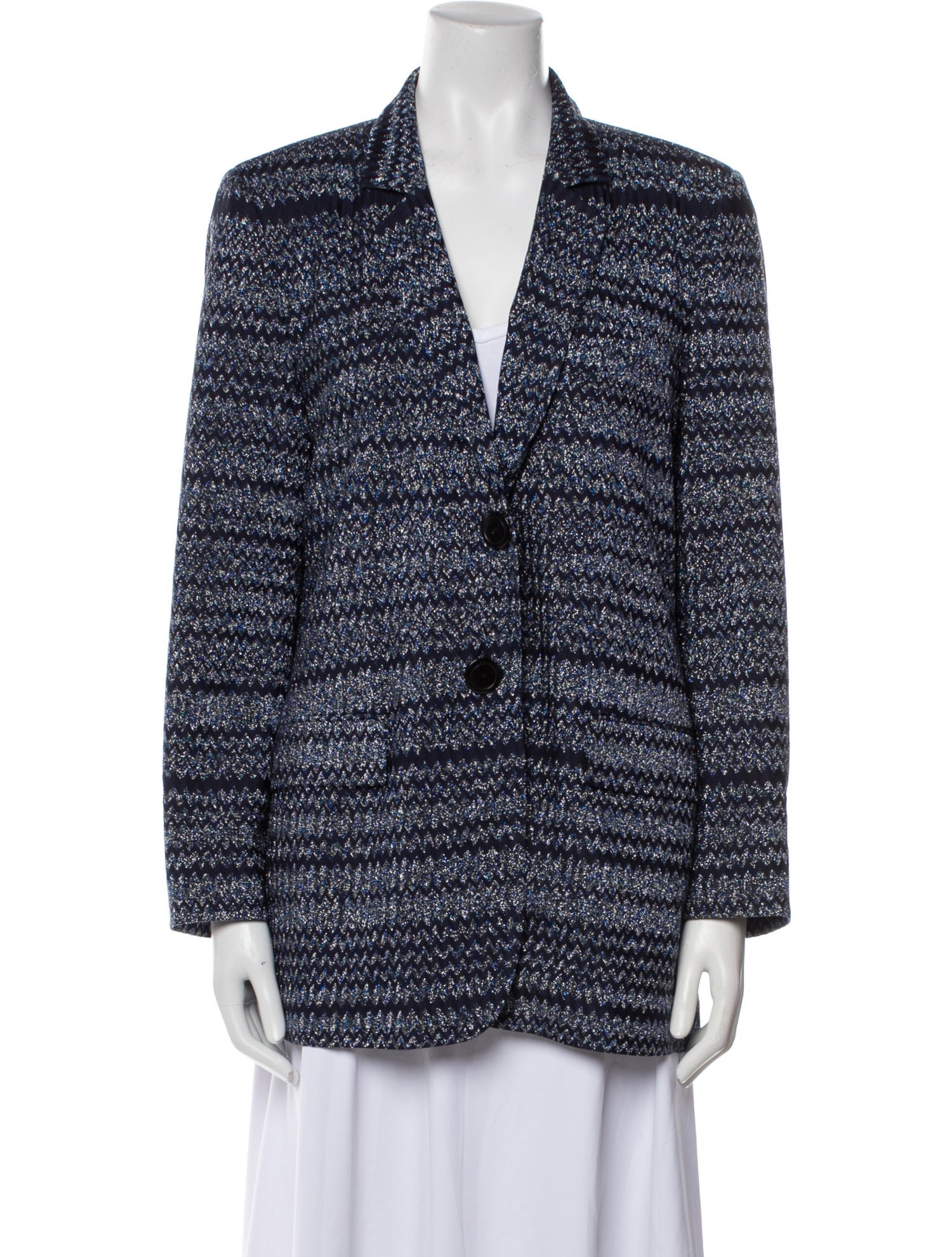 Missoni Tweed Pattern Blazer