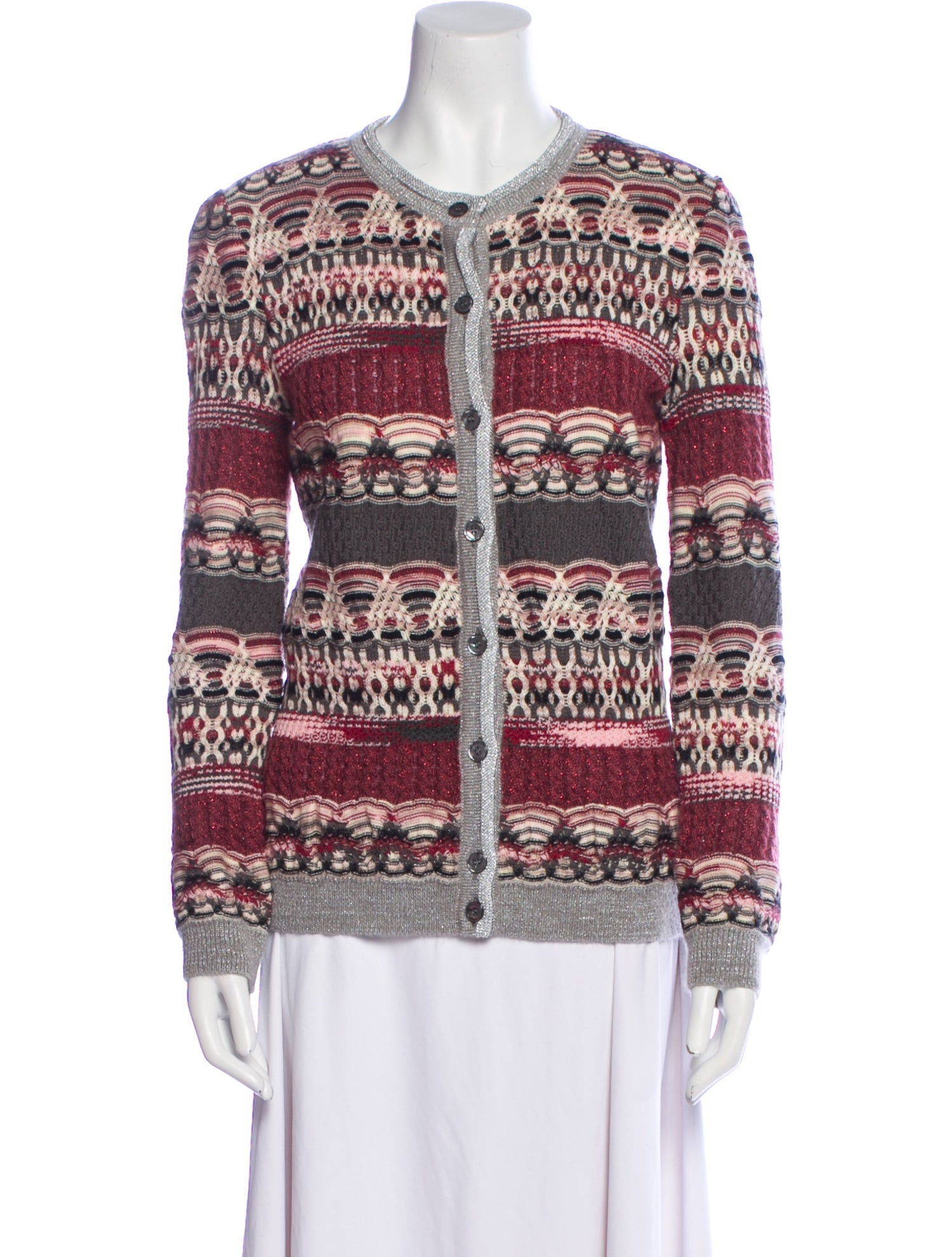 Missoni Striped Scoop Neck Sweater