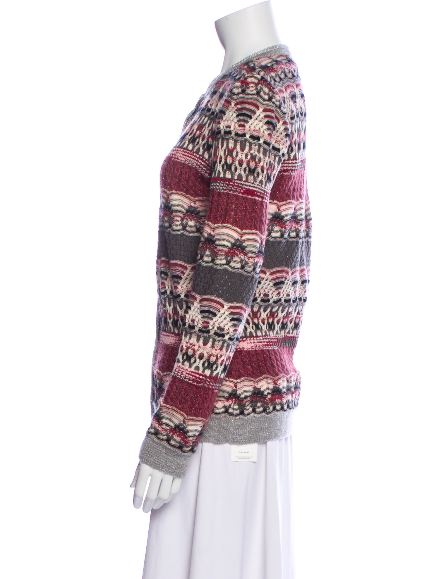 Missoni Striped Scoop Neck Sweater