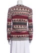 Missoni Striped Scoop Neck Sweater