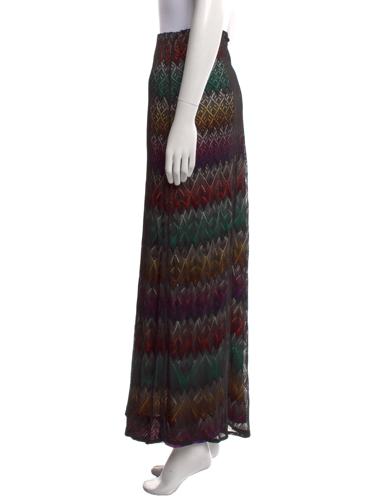 Missoni Striped Midi Length Skirt