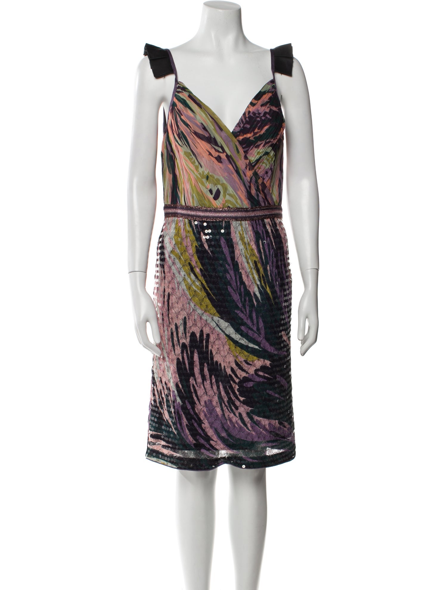 Missoni Printed Knee-Length Dress