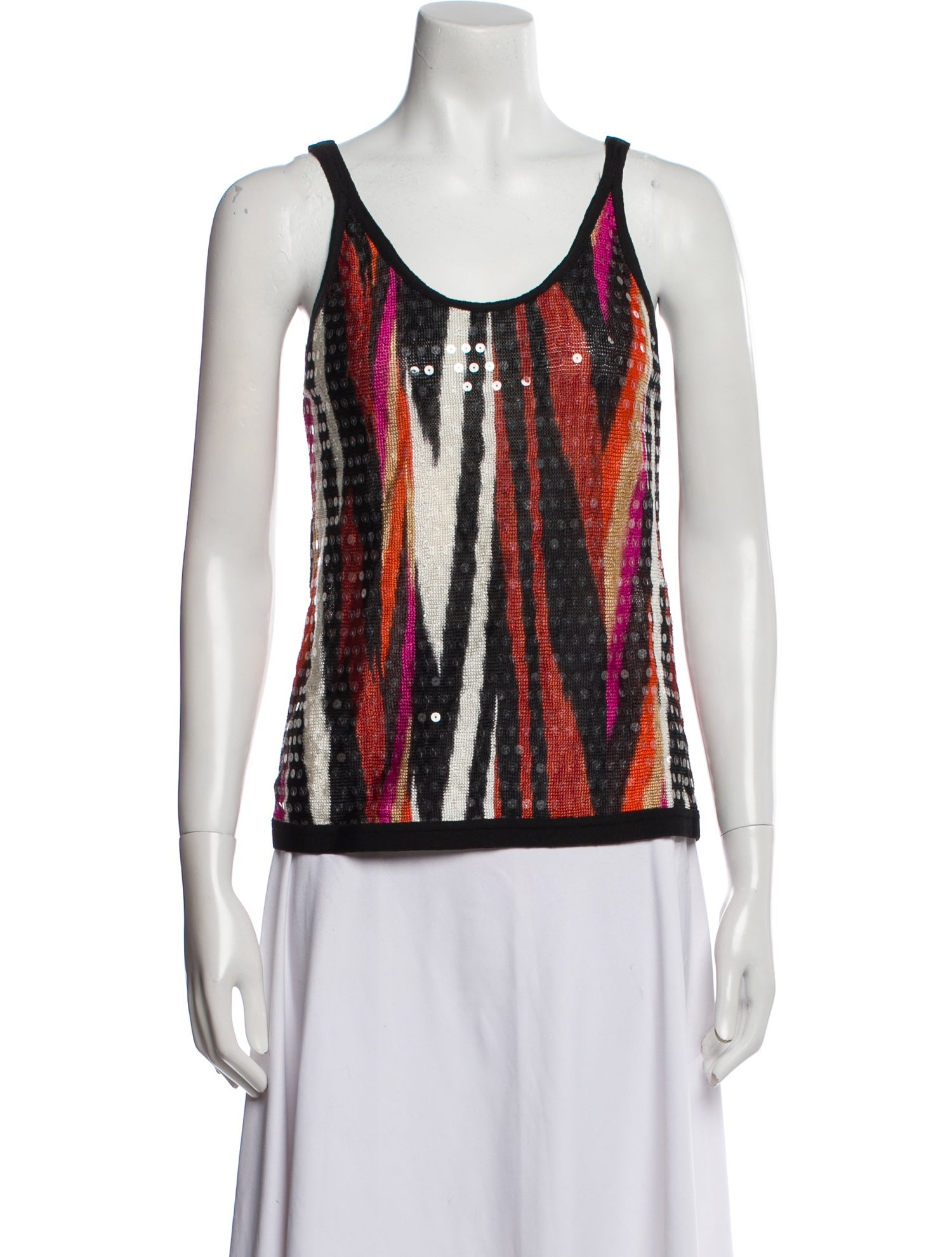 Missoni Printed Scoop Neck Top