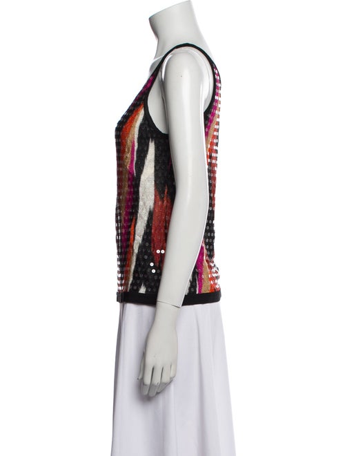 Missoni Printed Scoop Neck Top