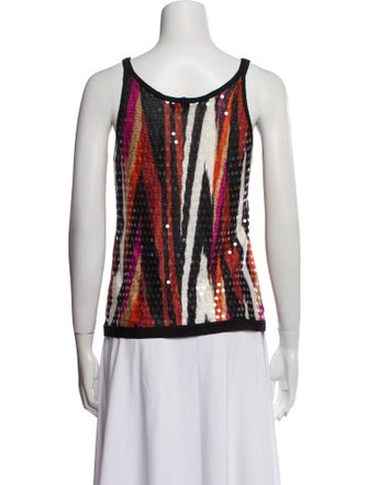 Missoni Printed Scoop Neck Top