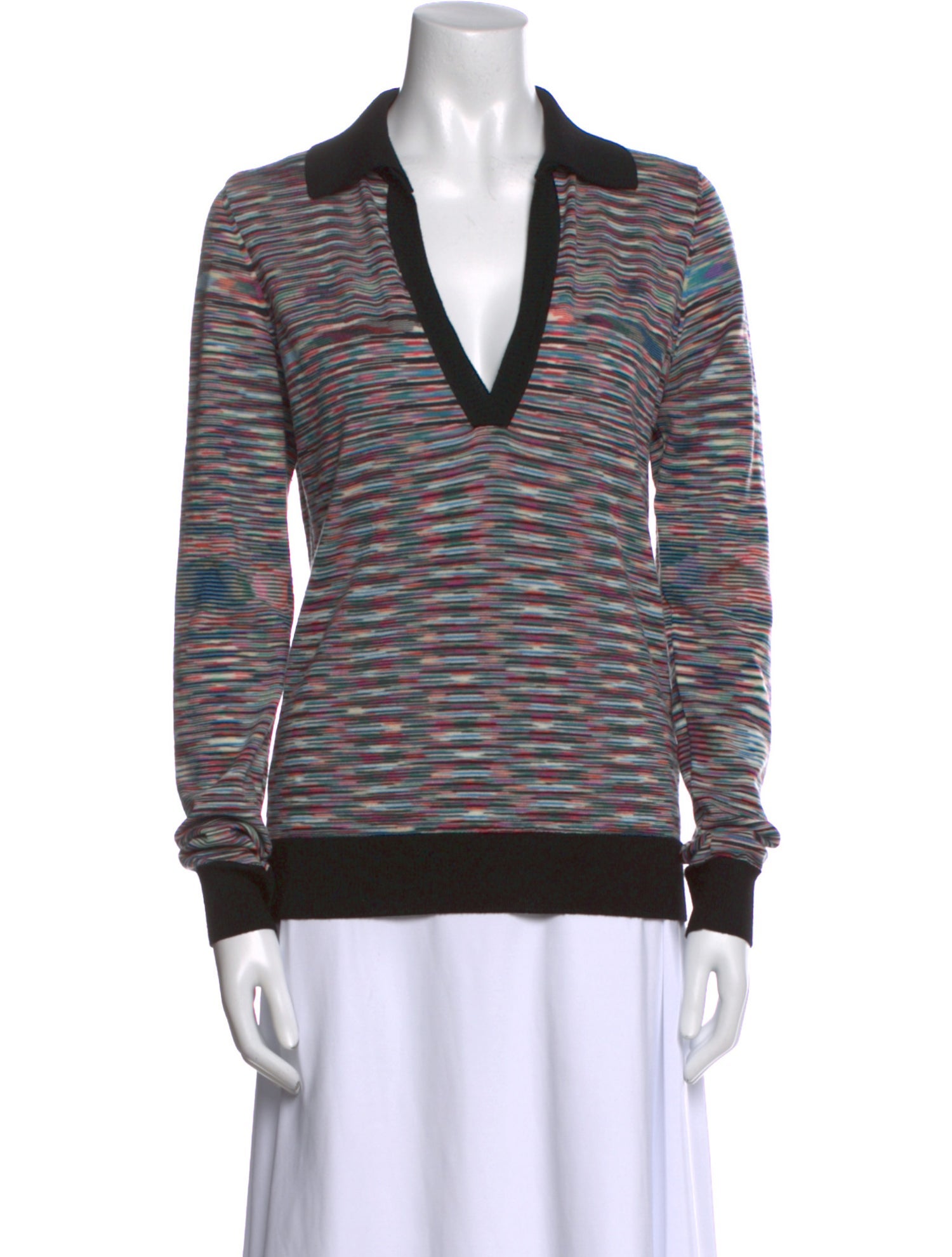 Missoni Wool Striped Polo