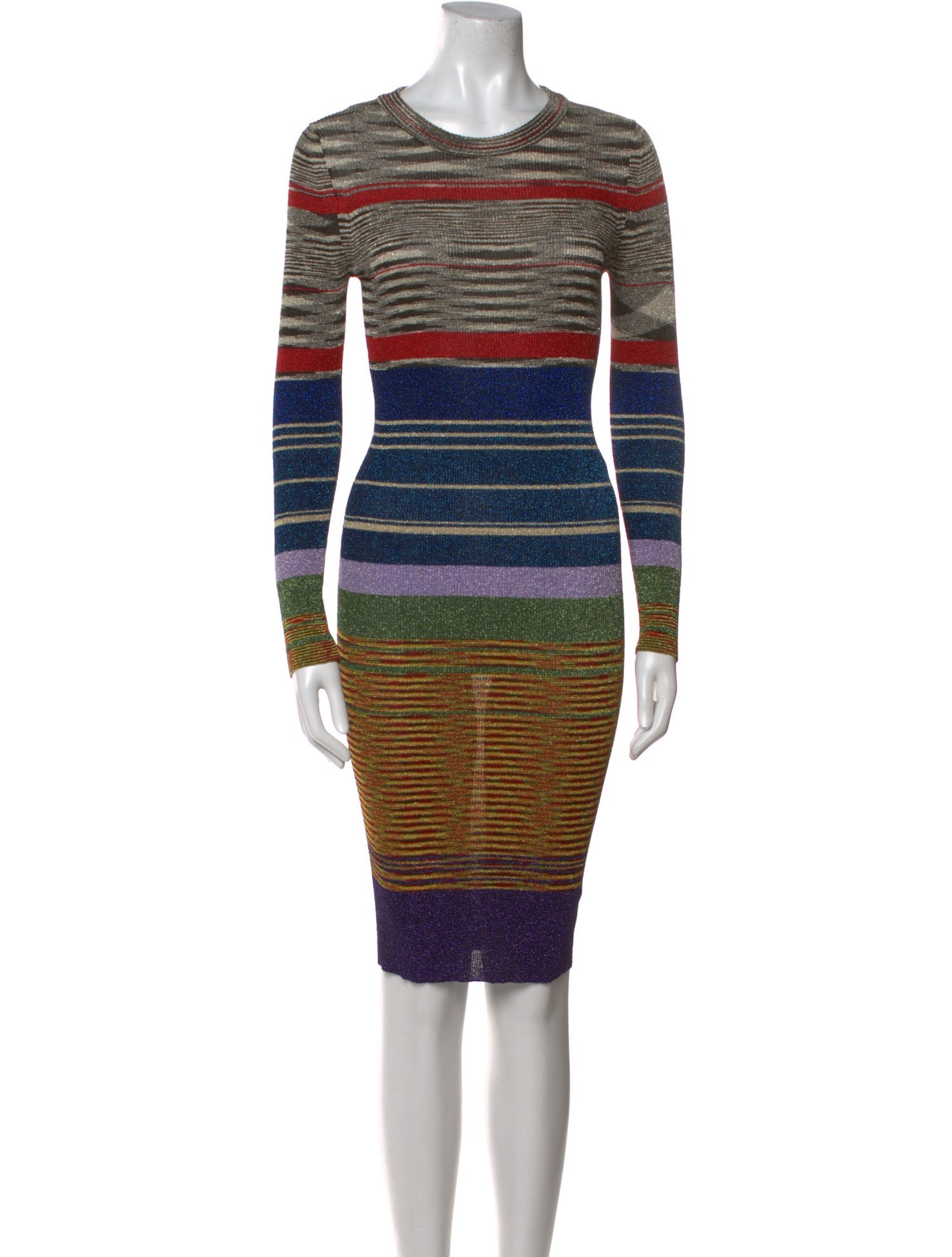 Missoni Striped Knee-Length Dress