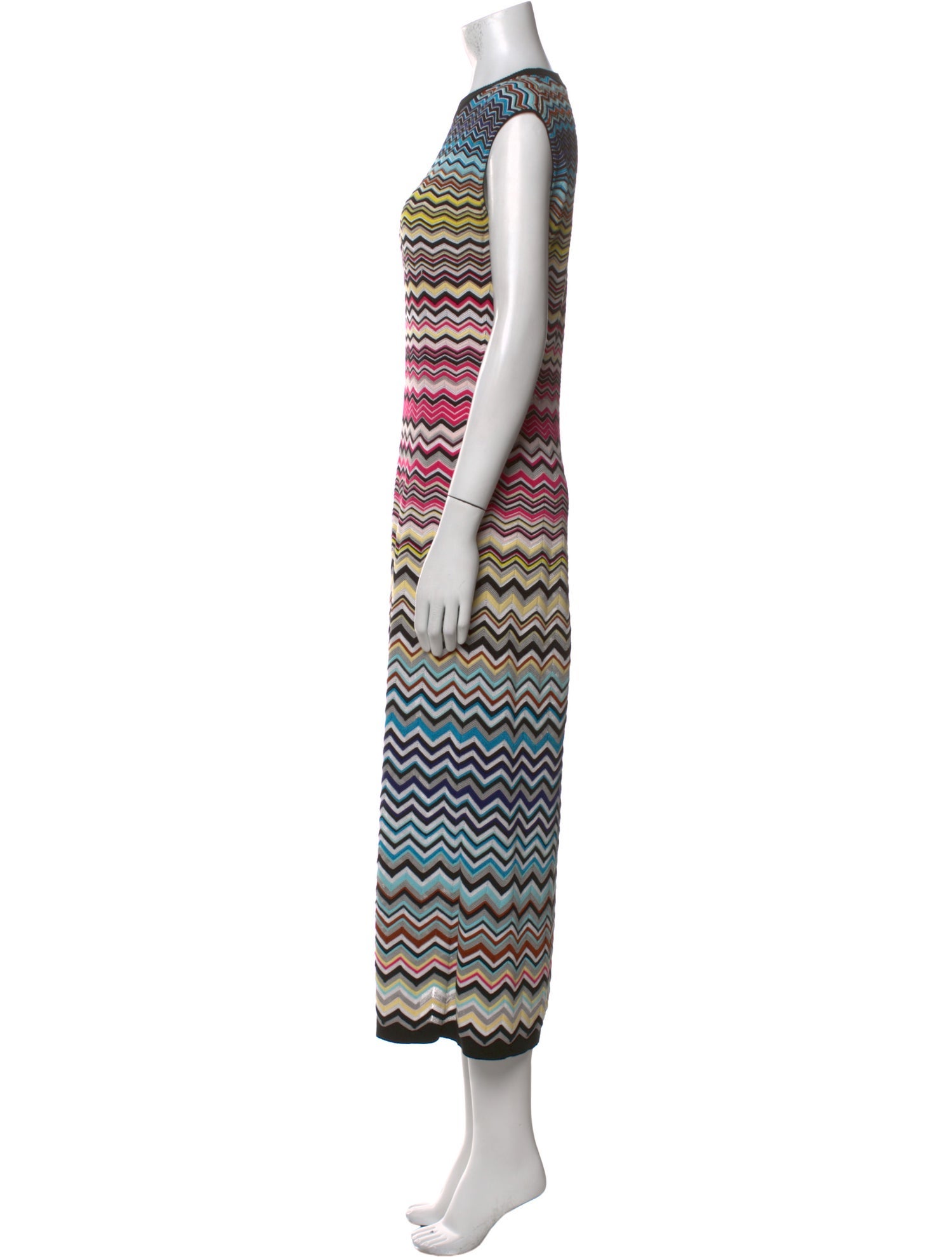 Missoni Striped Midi Length Dress