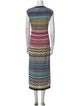 Missoni Striped Midi Length Dress