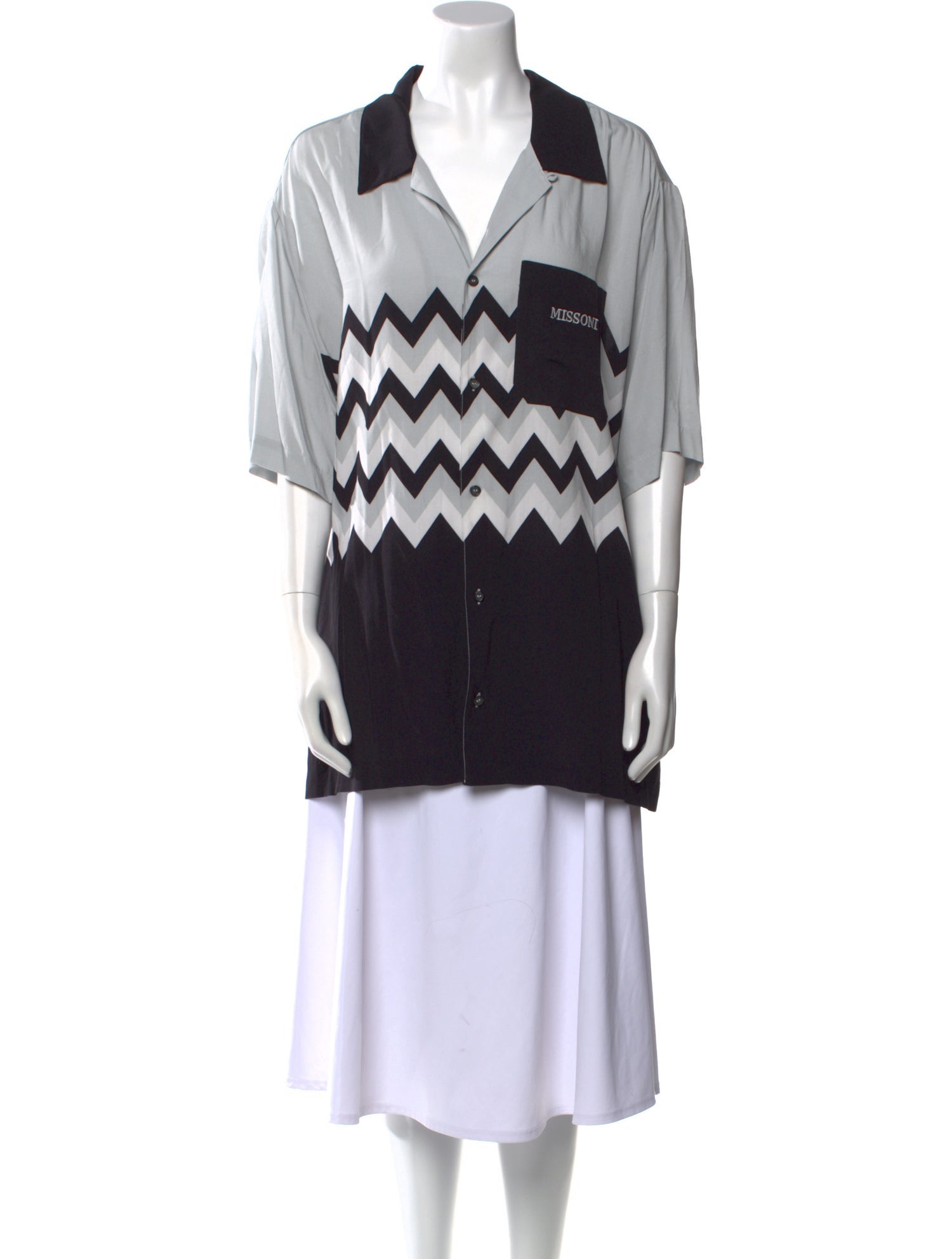 Missoni Printed Three-Quarter Sleeve Tunic w/ Tags