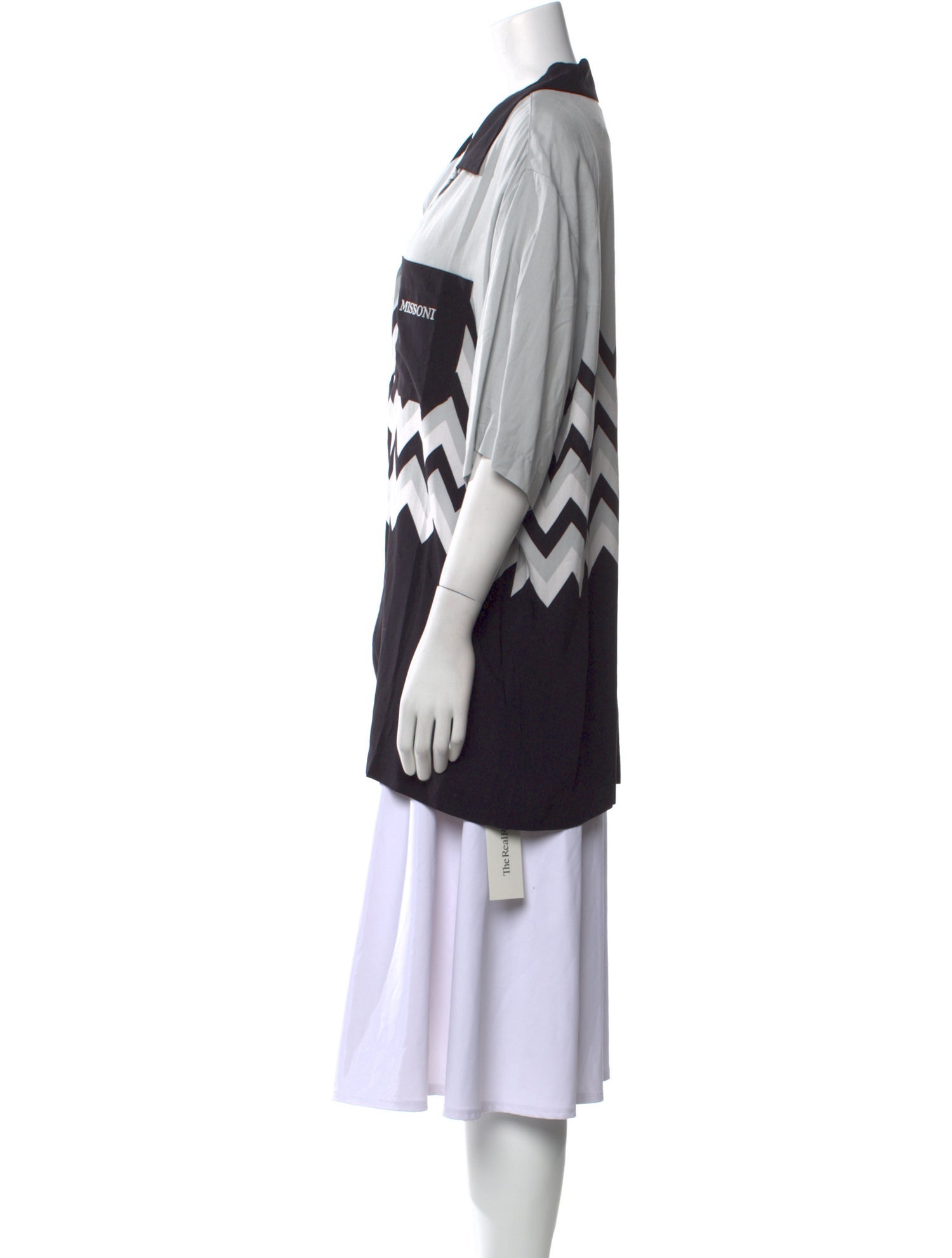 Missoni Printed Three-Quarter Sleeve Tunic w/ Tags