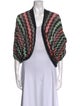 M Missoni Printed Open Front Sweater
