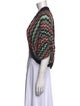 M Missoni Printed Open Front Sweater