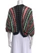 M Missoni Printed Open Front Sweater