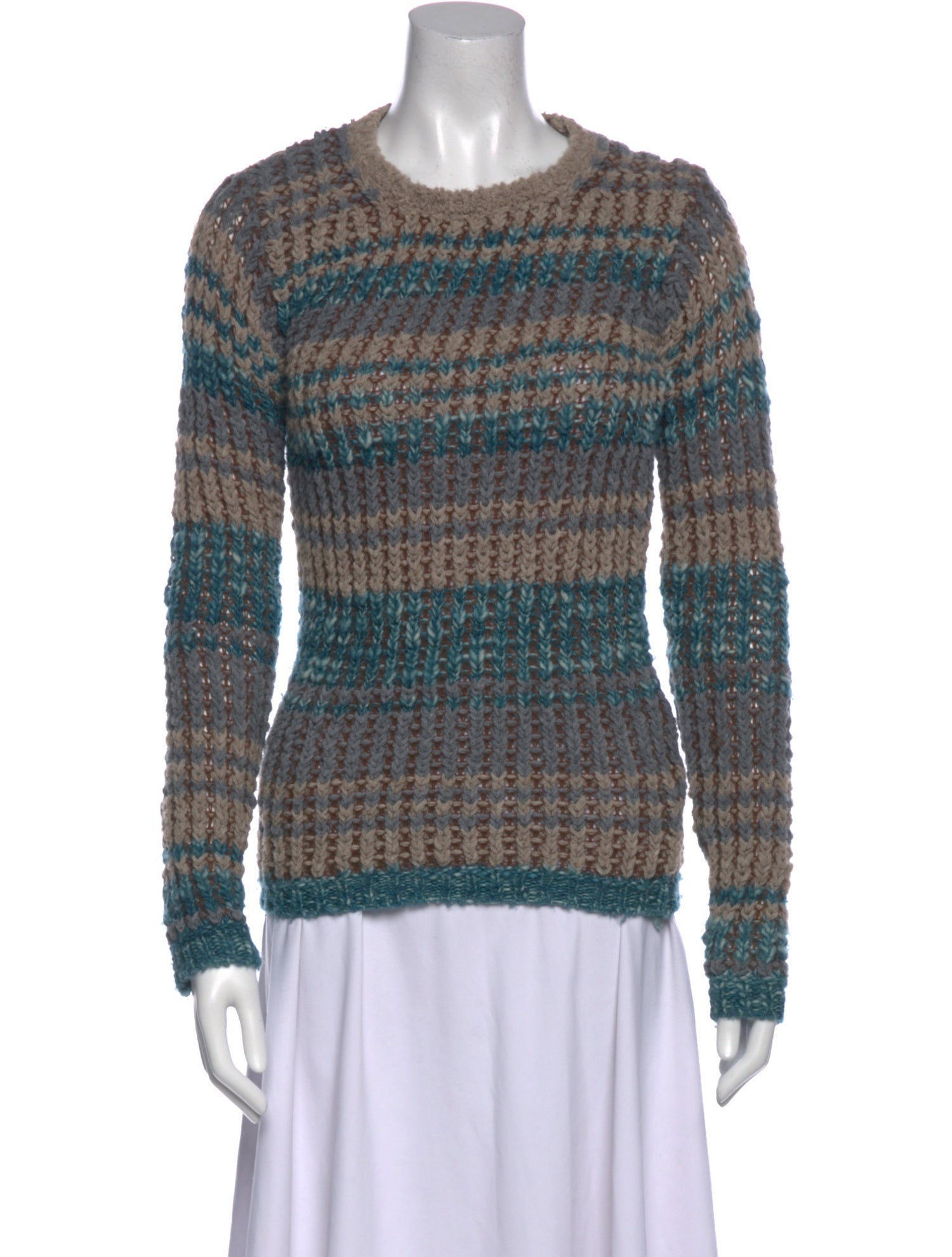 Missoni Striped Crew Neck Sweater