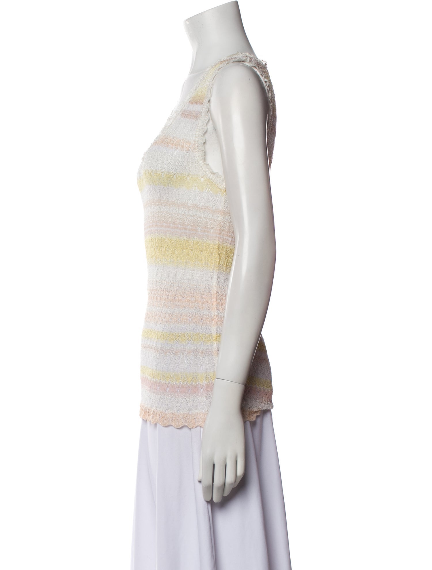Missoni Striped Scoop Neck Top