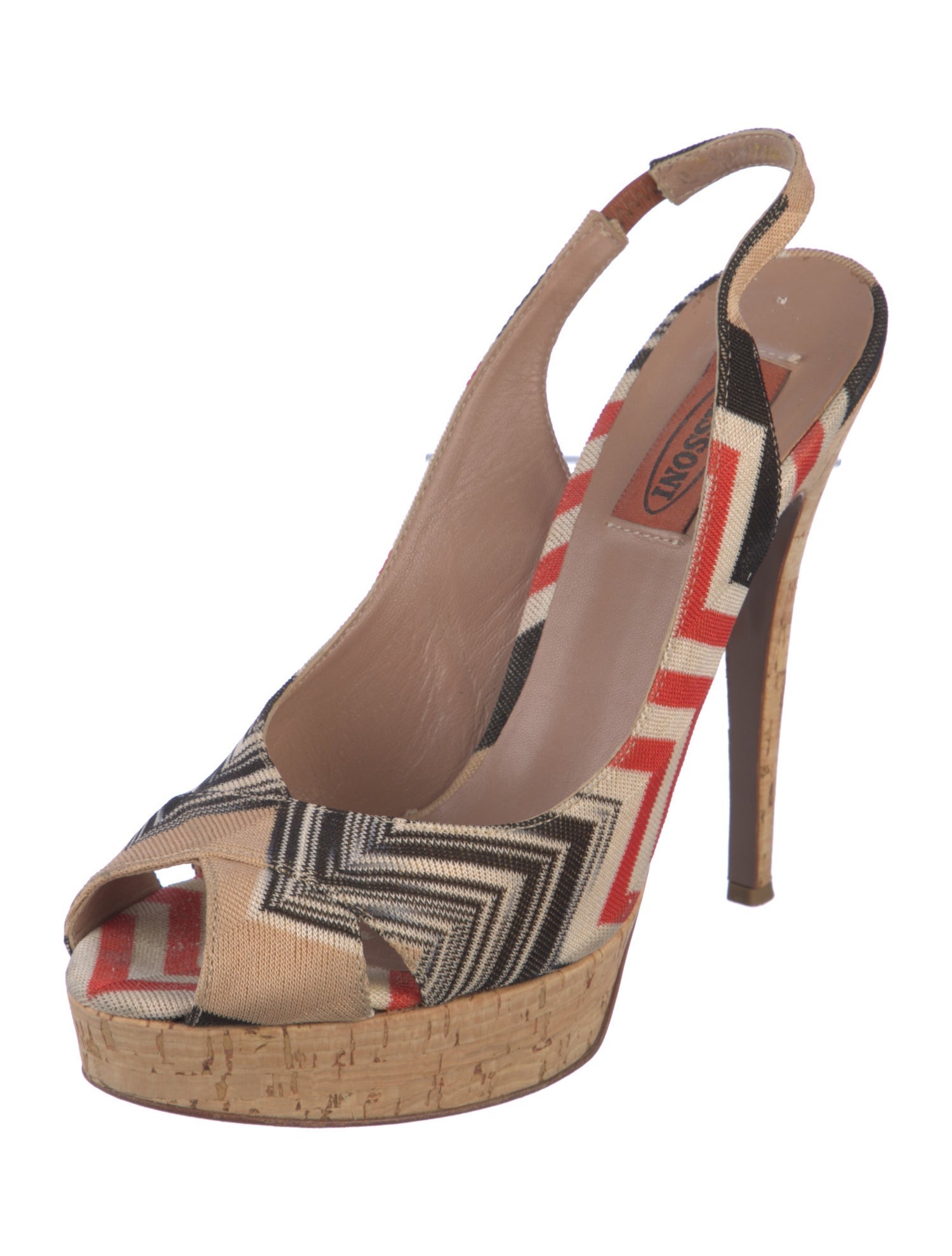 Missoni Printed Slingback Pumps