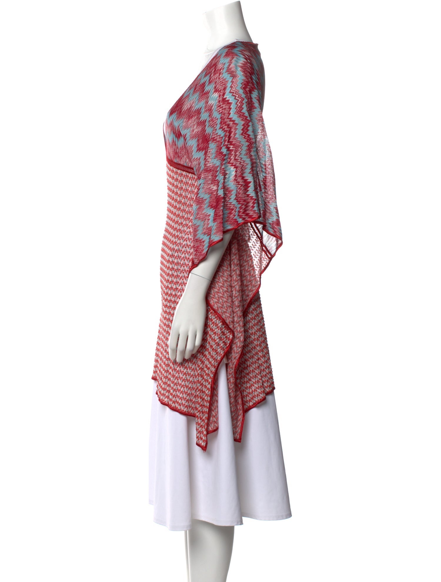 Missoni Mare Striped Eyelet Trim Cover-Up