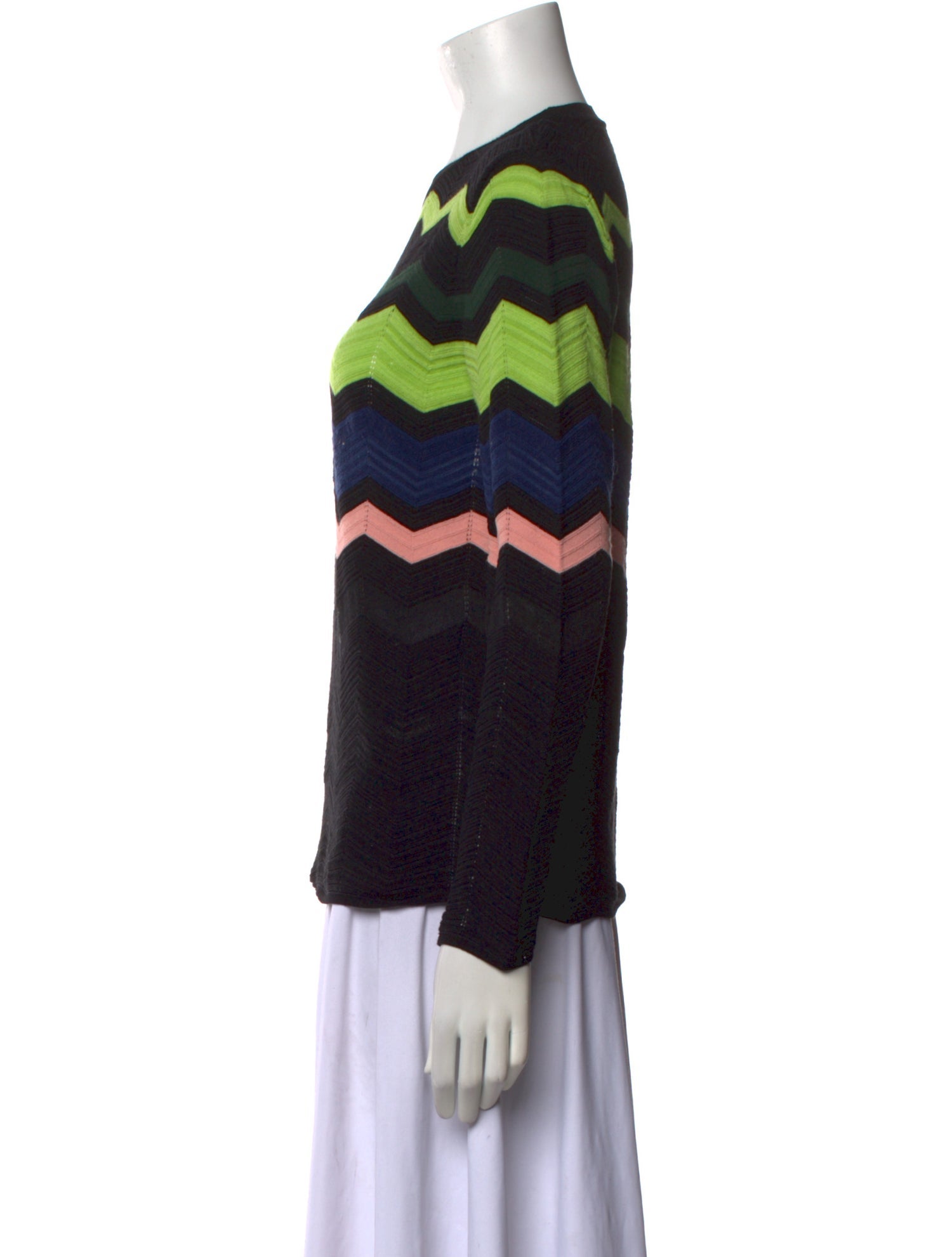 Missoni Striped Crew Neck Sweater