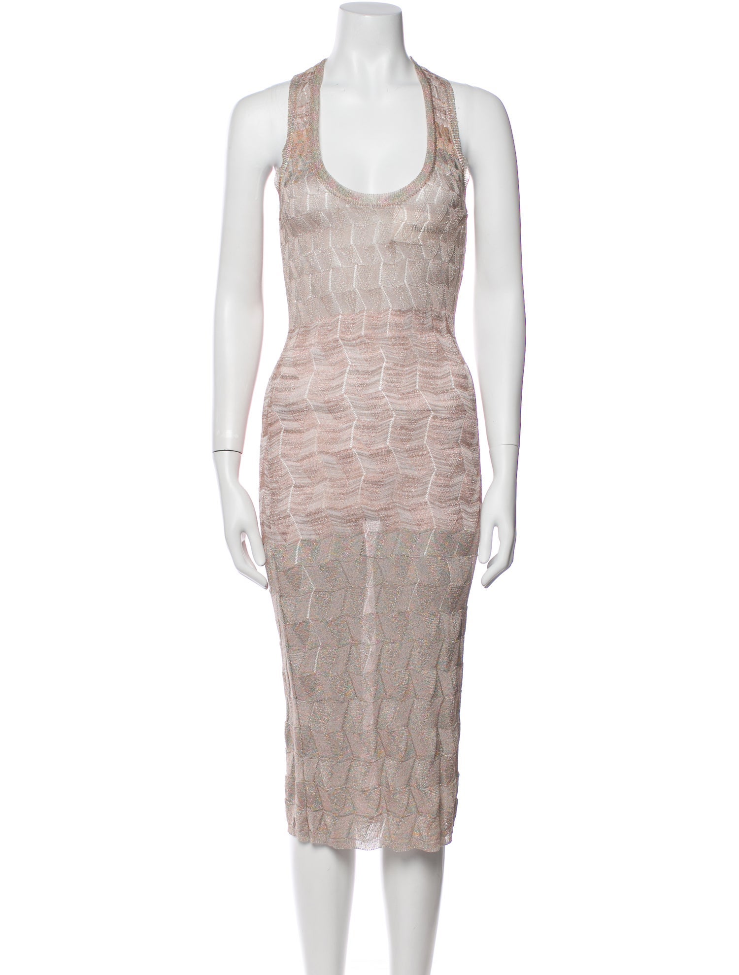 Missoni Lace Pattern Midi Length Dress