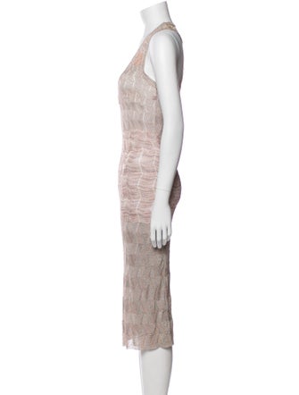 Missoni Lace Pattern Midi Length Dress