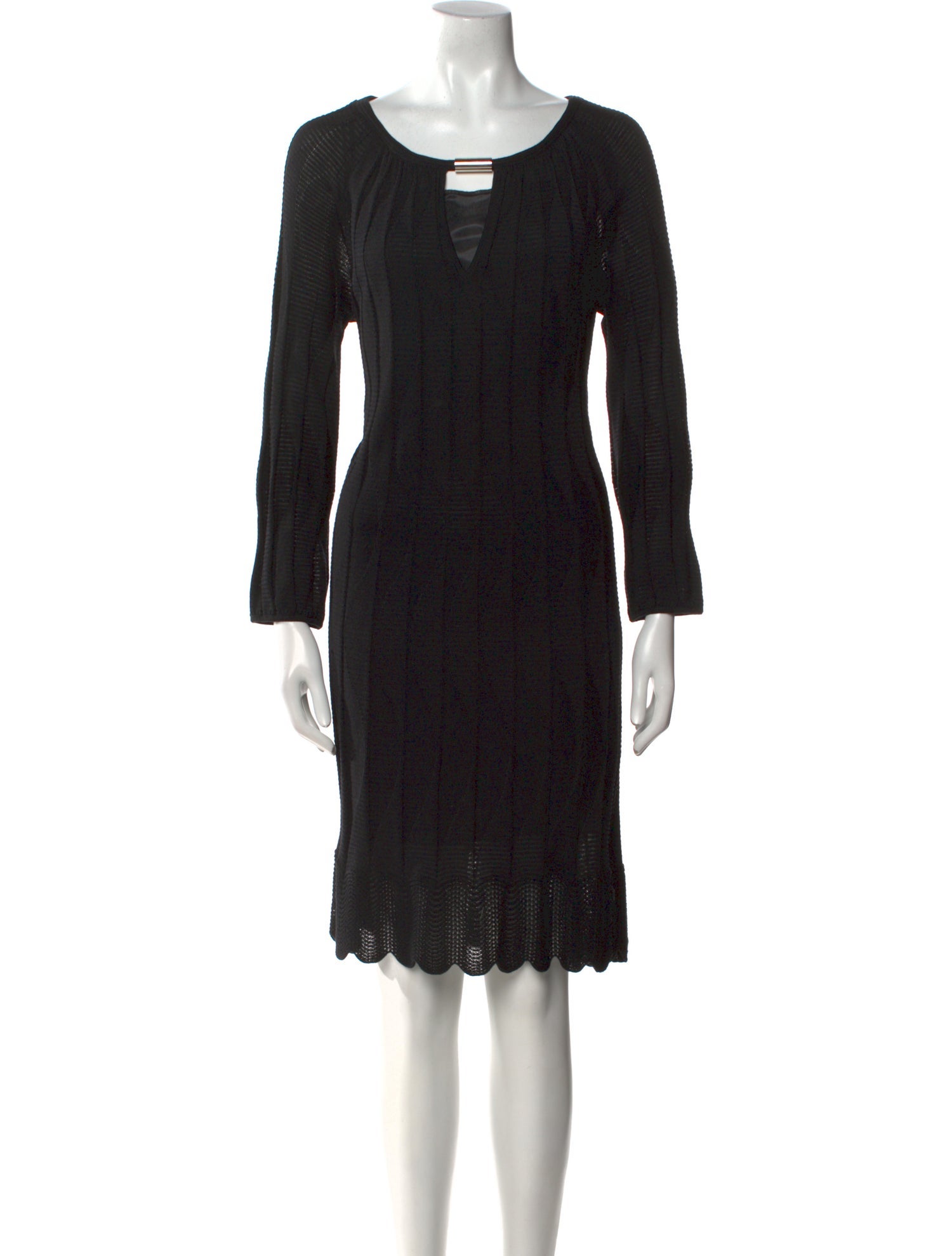 M Missoni Scoop Neck Knee-Length Dress