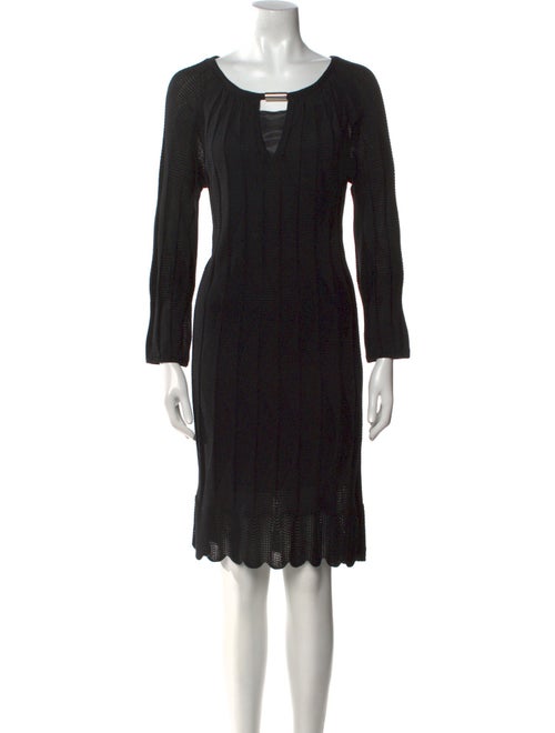 M Missoni Scoop Neck Knee-Length Dress