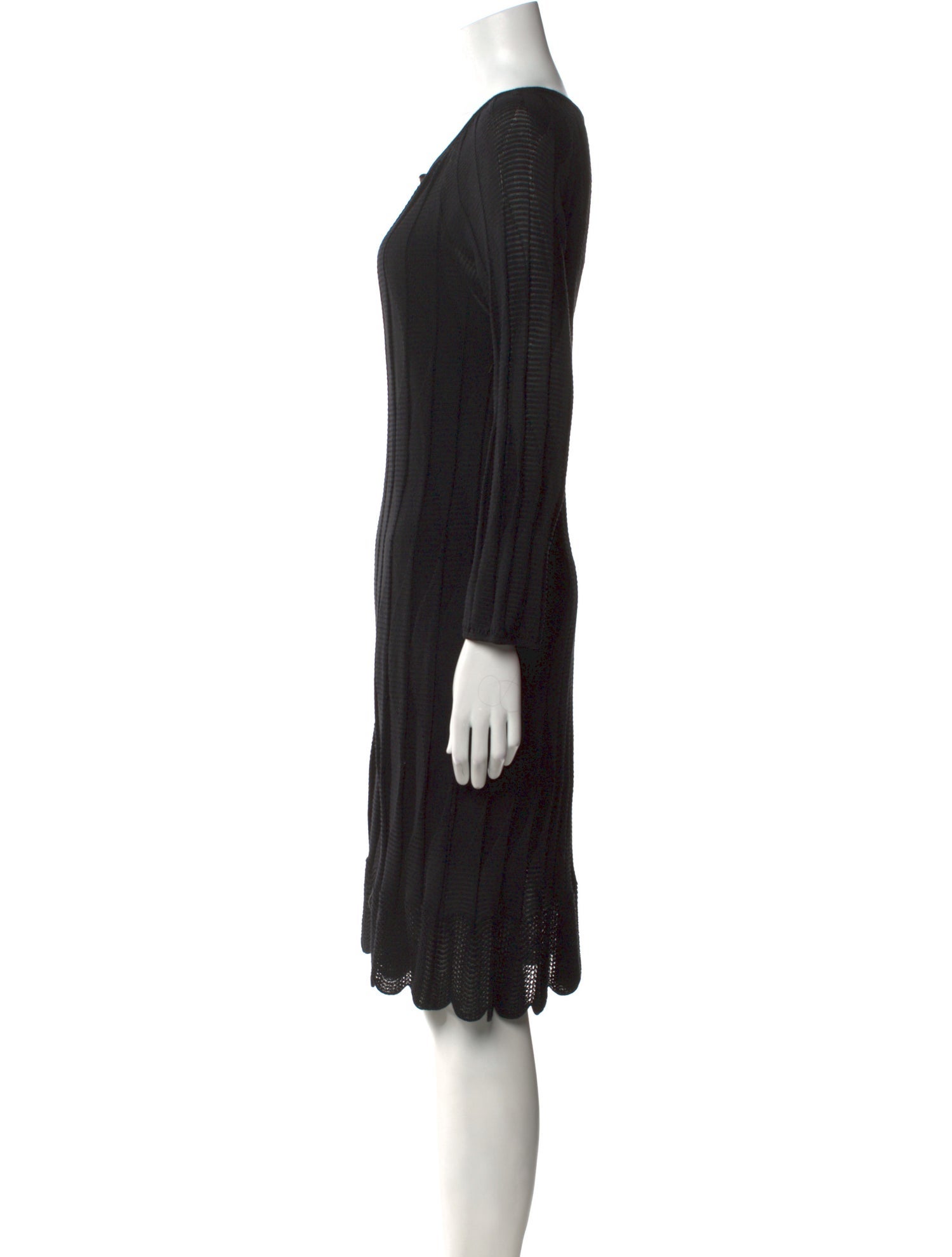 M Missoni Scoop Neck Knee-Length Dress