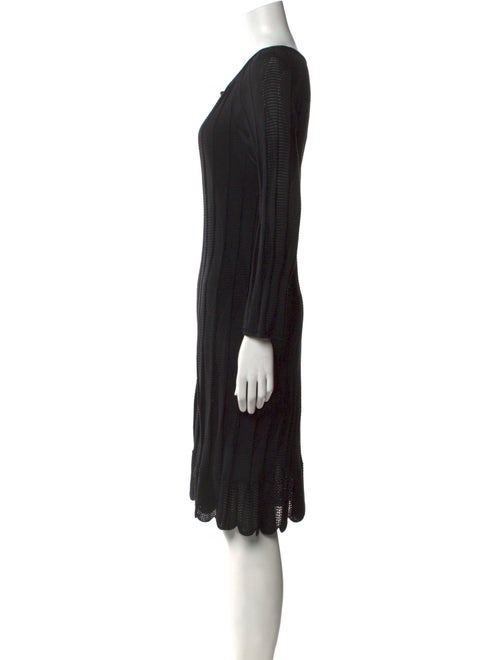 M Missoni Scoop Neck Knee-Length Dress