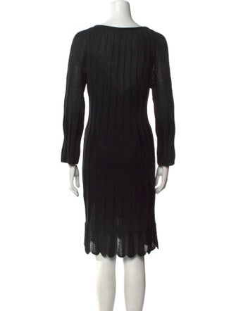 M Missoni Scoop Neck Knee-Length Dress